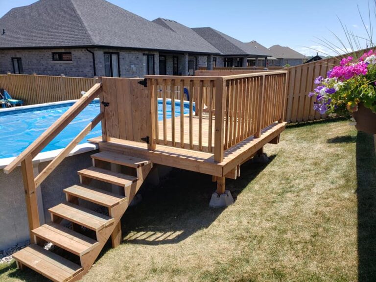 Contracting Pool Deck